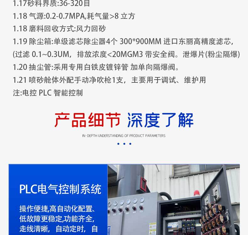 XBT800-12槍-輸送式自動噴砂機(jī)_11