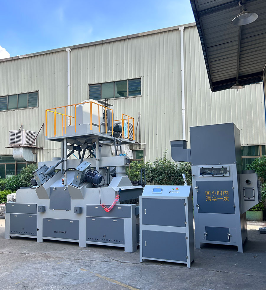 深圳百超拋丸機(jī)生產(chǎn)廠家制造的通過式拋丸機(jī)實(shí)拍圖片