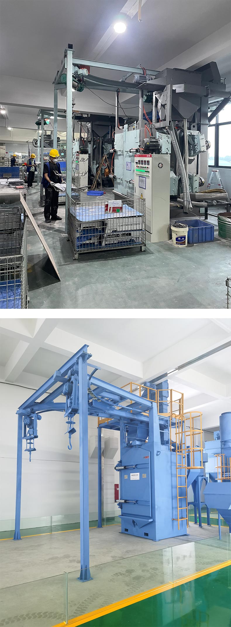 深圳百超機械吊鉤式拋丸機設(shè)備介紹圖