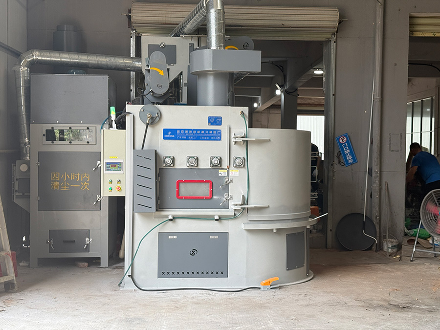 深圳百超機(jī)械轉(zhuǎn)盤式自動(dòng)噴砂機(jī)設(shè)備