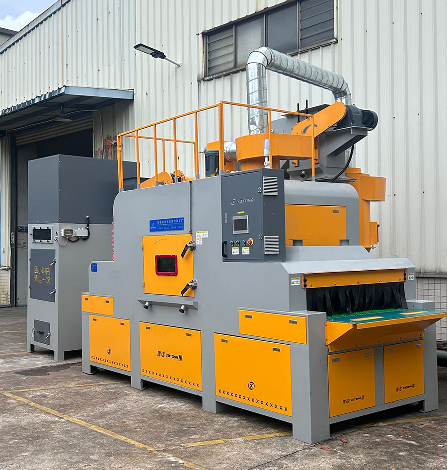 深圳百超機(jī)械輸送式自動噴砂機(jī)設(shè)備實拍圖片