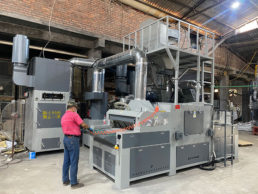 深圳百超機械通過式拋丸機設(shè)備