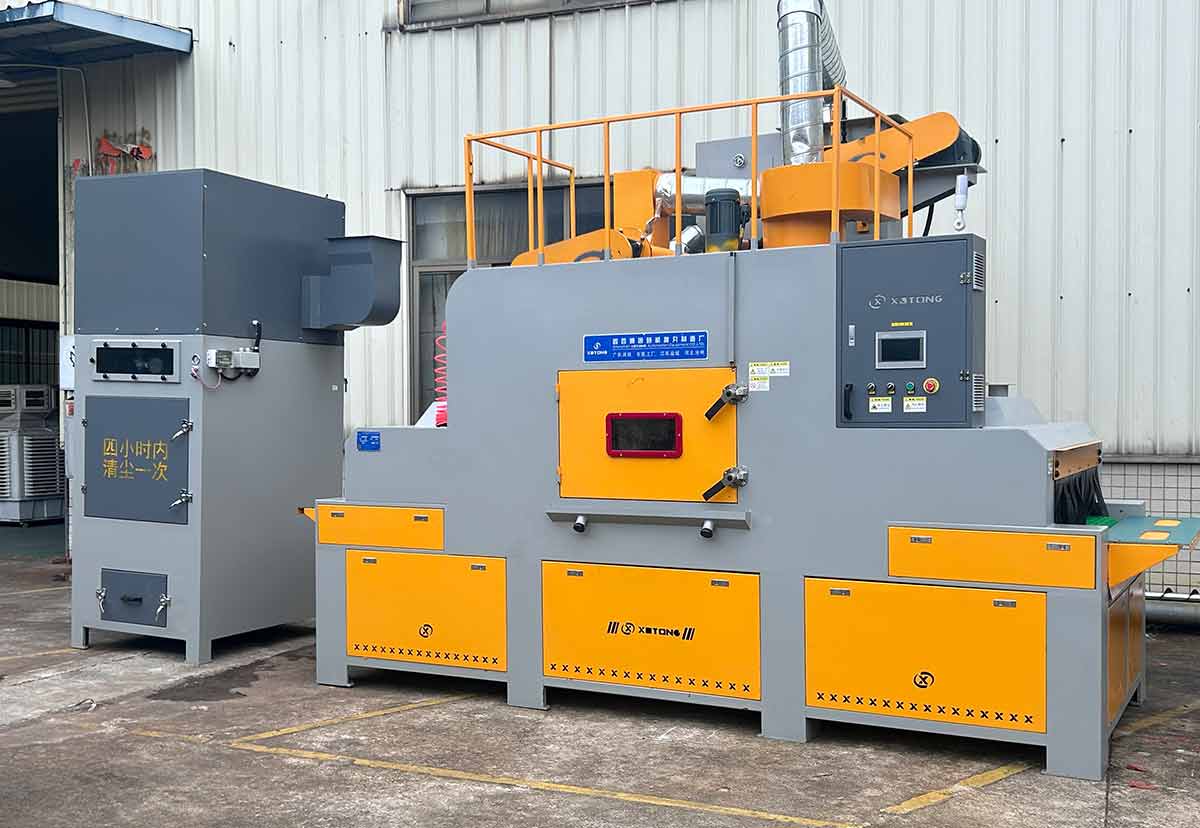 鑫百通品牌輸送式自動噴砂機(jī)