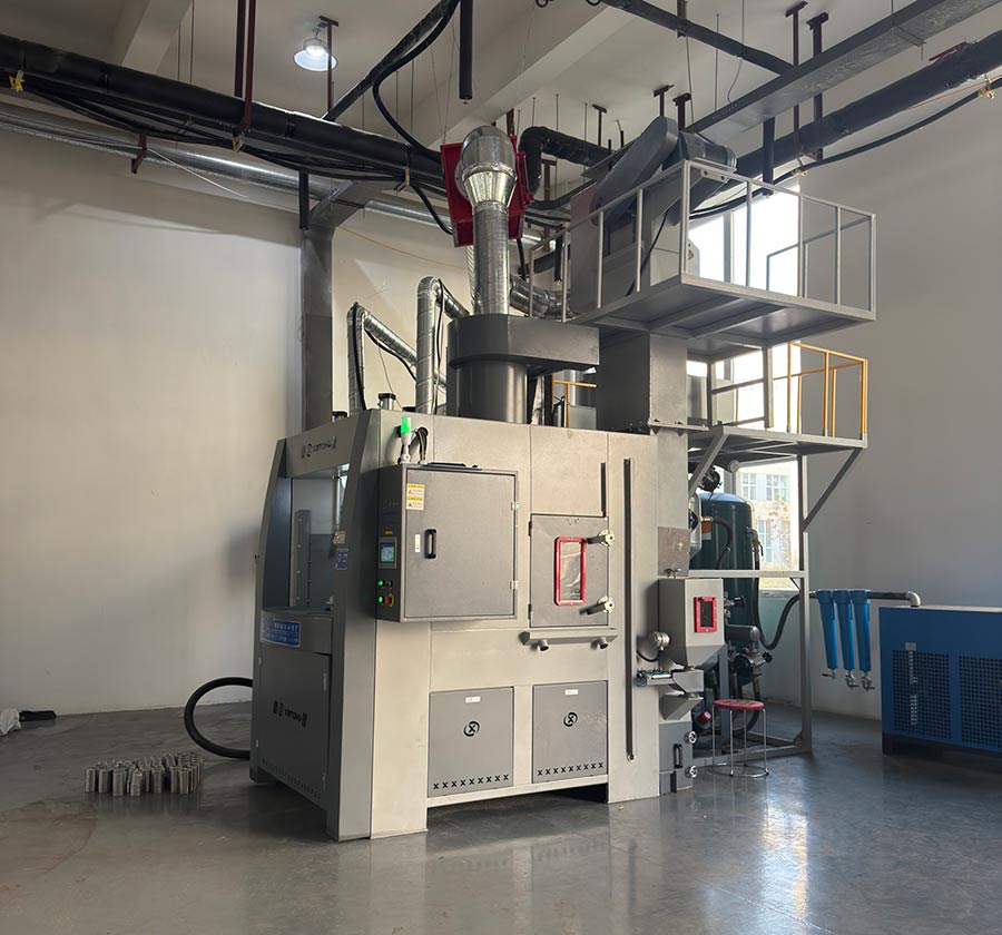 深圳百超機(jī)械轉(zhuǎn)盤式自動(dòng)噴砂機(jī)