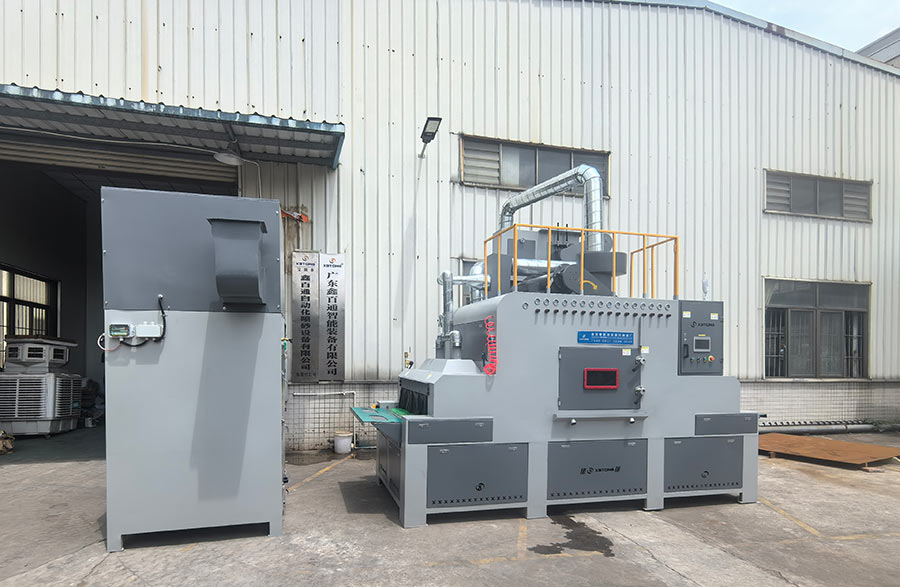 深圳百超機(jī)械輸送式自動噴砂機(jī)