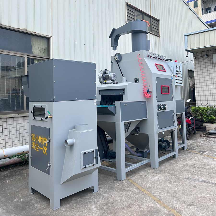 深圳百超機(jī)械輸送式自動噴砂機(jī)實(shí)拍圖