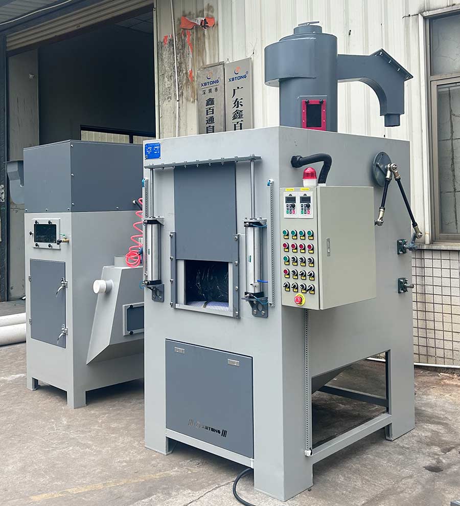 深圳百超機(jī)械轉(zhuǎn)盤式噴砂機(jī)設(shè)備